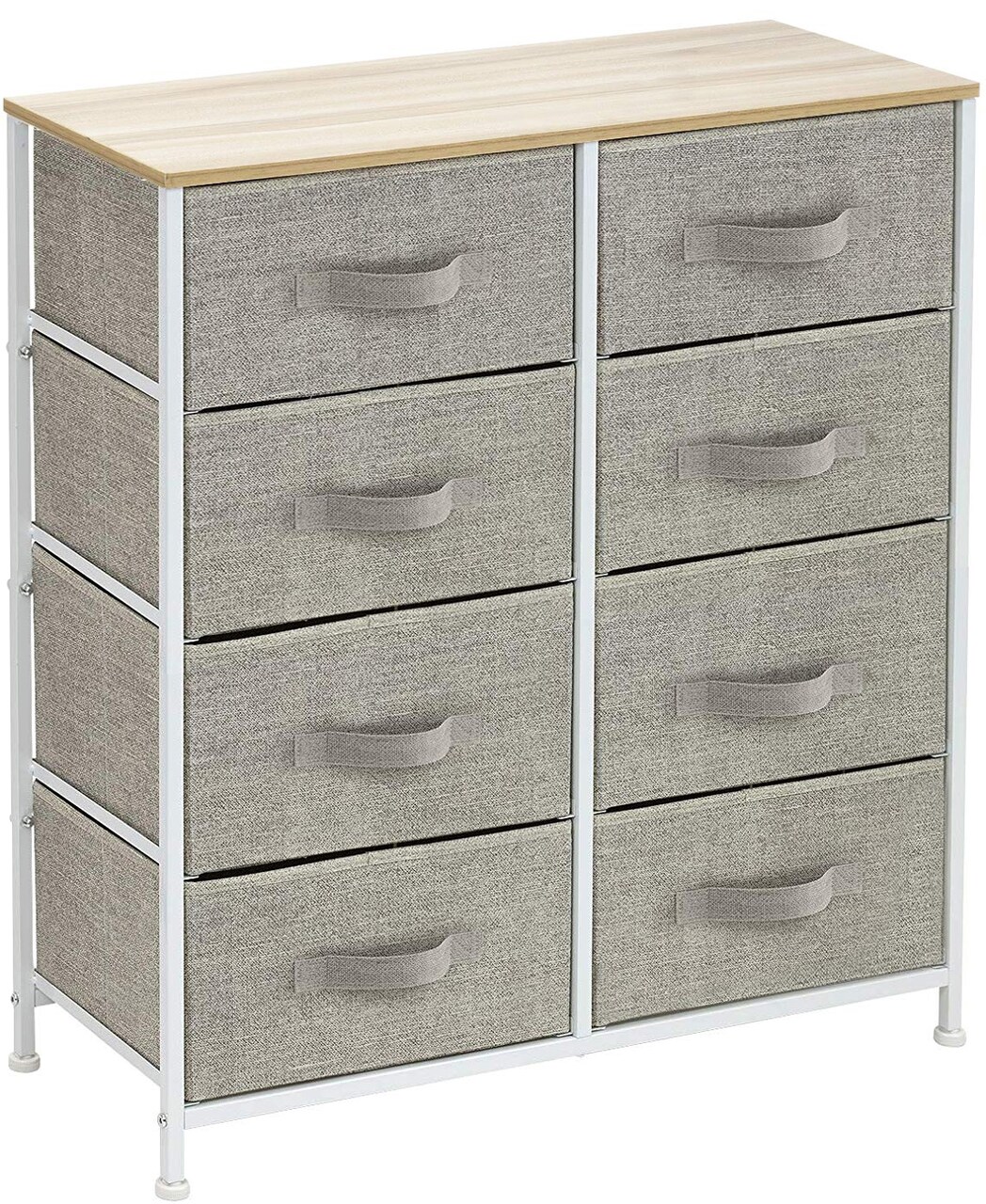 Sorbus Extra Wide Dresser Organizer With 8 Drawers - Large Storage Furniture for Bedroom, Hallway, Living Room, Nursery & Closet